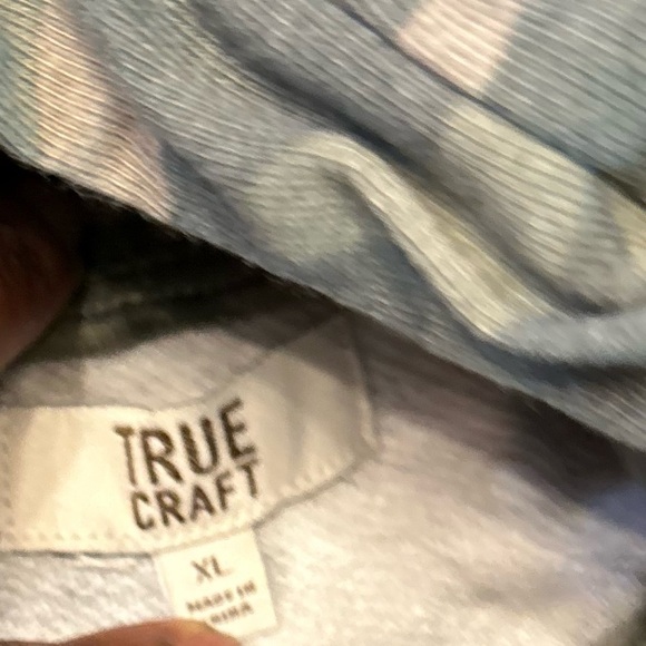 True Craft Green Camouflage Hoodie-Kids Unisex XL - Picture 2 of 2